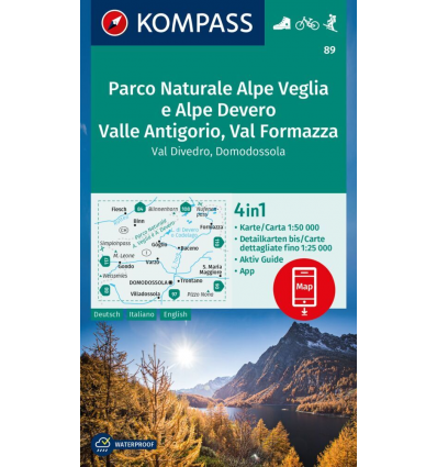 Parco Naturale Alpe Veglia e Alpe Devero 1:50.000