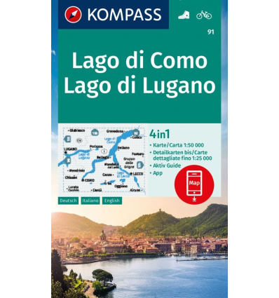 Lago di Como, Lago di Lugano 1:50.000