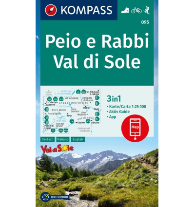 Peio e Rabbi, Val di Sole 1:25.000