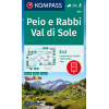 Peio e Rabbi, Val di Sole 1:25.000