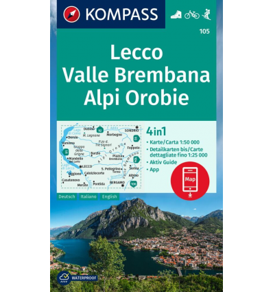 Lecco, Valle Brembana 1:50.000