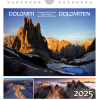 Postkartenkalender Dolomiten, querformat VAJOLETTÜRME 2025
