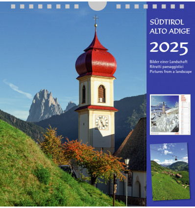 Calendario Alto Adige SASSOLUNGO 2025