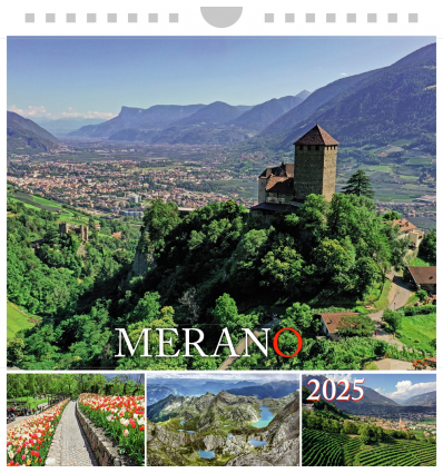 Postkartenkalender, querformat MERAN 2025