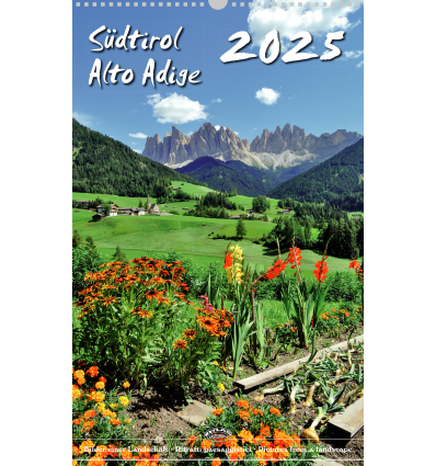 Bildkalender Südtirol, hochformat GEIßLERGRUPPE  2025