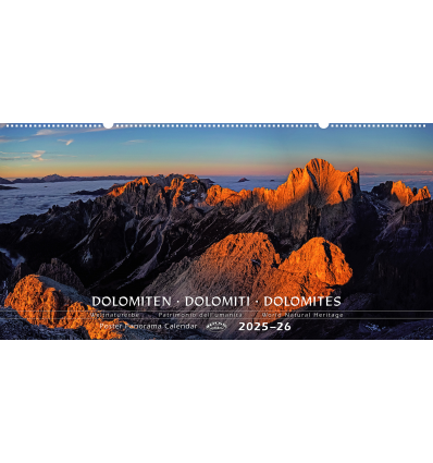 Calendario panoramico Dolomiti CATINACCIO 2025-26