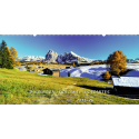 Calendario panoramico Dolomiti ALPE DI SIUSI 2025-26