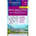 Radkarte Meran - Bozen und Umgebung