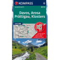 Davos, Arosa, Prättigau, Klosters 1:40.000