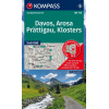 Davos, Arosa, Prättigau, Klosters 1:40.000