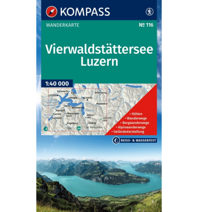 Vierwaldstättersee, Luzern 1:40.000