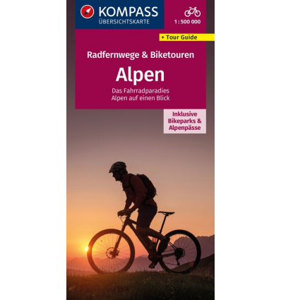 Carta cicloturistica Alpi
