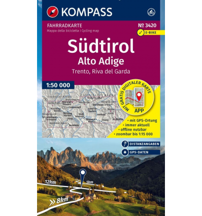 Radkarte Südtirol - Trient - Riva del Garda