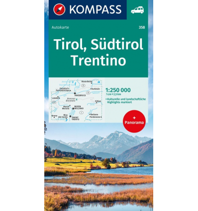 Tirol, Südtirol, Trentino 1:250.000