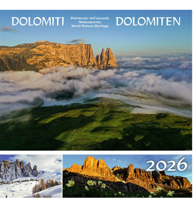 Postkartenkalender Dolomiten Seiser Alm 2026