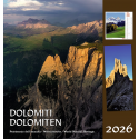 Postkartenkalender Dolomiten Schlern 2026