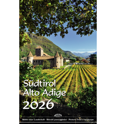Calendario grande Alto Adige Castel Mareccio 2026