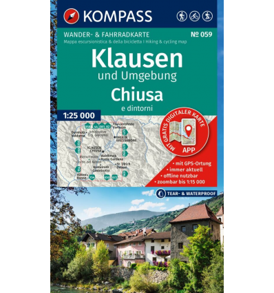 Chiusa e dintorni 1:25.000