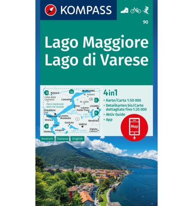 Lago Maggiore, Lago di Varese 1:50.000