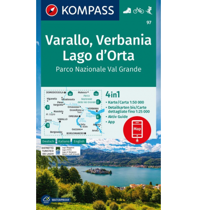 Varallo, Verbania, Lago d'Orta 1:50.000
