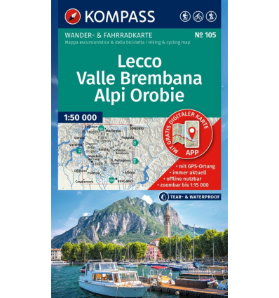 Lecco, Valle Brembana 1:50.000