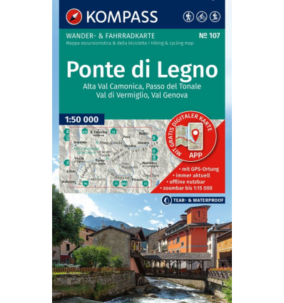 Ponte di Legno, Alta Val Camonica 1:50.000