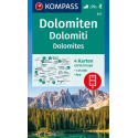 Dolomiti 1:35.000 - set di 4 cartine