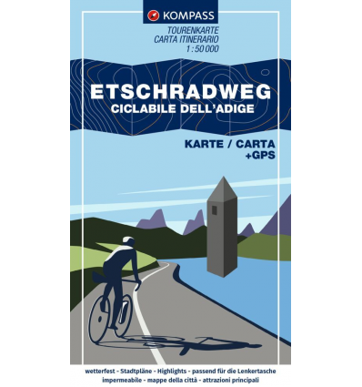 Ciclabile dell'Adige 1:50.000