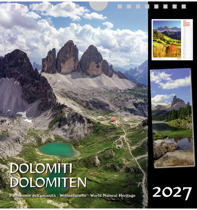 Calendario piccolo Tre Cime di Lavaredo 2027