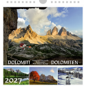 Postkartenkalender Dolomiten Drei Zinnen 2027