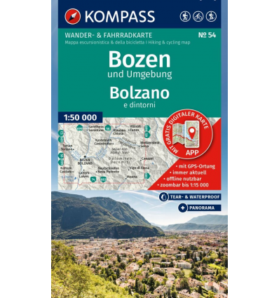 Bozen und Umgebung 1:50.000