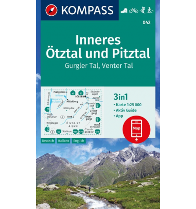 Inneres Ötztal und Pitztal, Gurgler Tal, Venter Tal 1:25.000