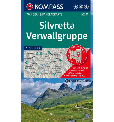 Silvretta, Verwallgruppe 1:50.000