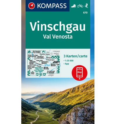 Vinschgau 1:25.000 – 3 Karten im Set