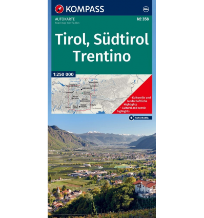 Tirol, Südtirol, Trentino 1:250.000