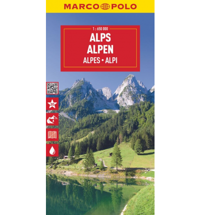 MP Reisekarte Alpen