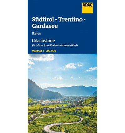 ADAC cartina Alto Adige Trentino Lago di Garda