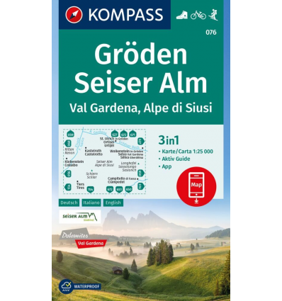 Val Gardena, Alpe di Siusi 1:25.000