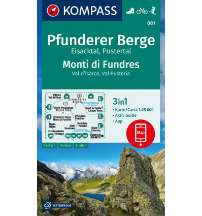 Monti di Fundres 1:25.000