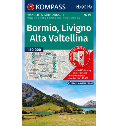 Bormio, Livigno, Alta Valtellina 1:50.000